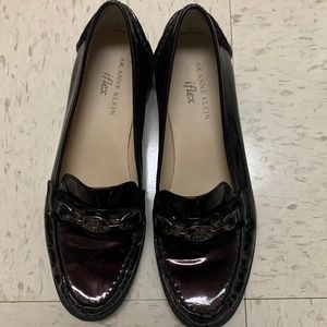 Anne Klein patent leather loafer